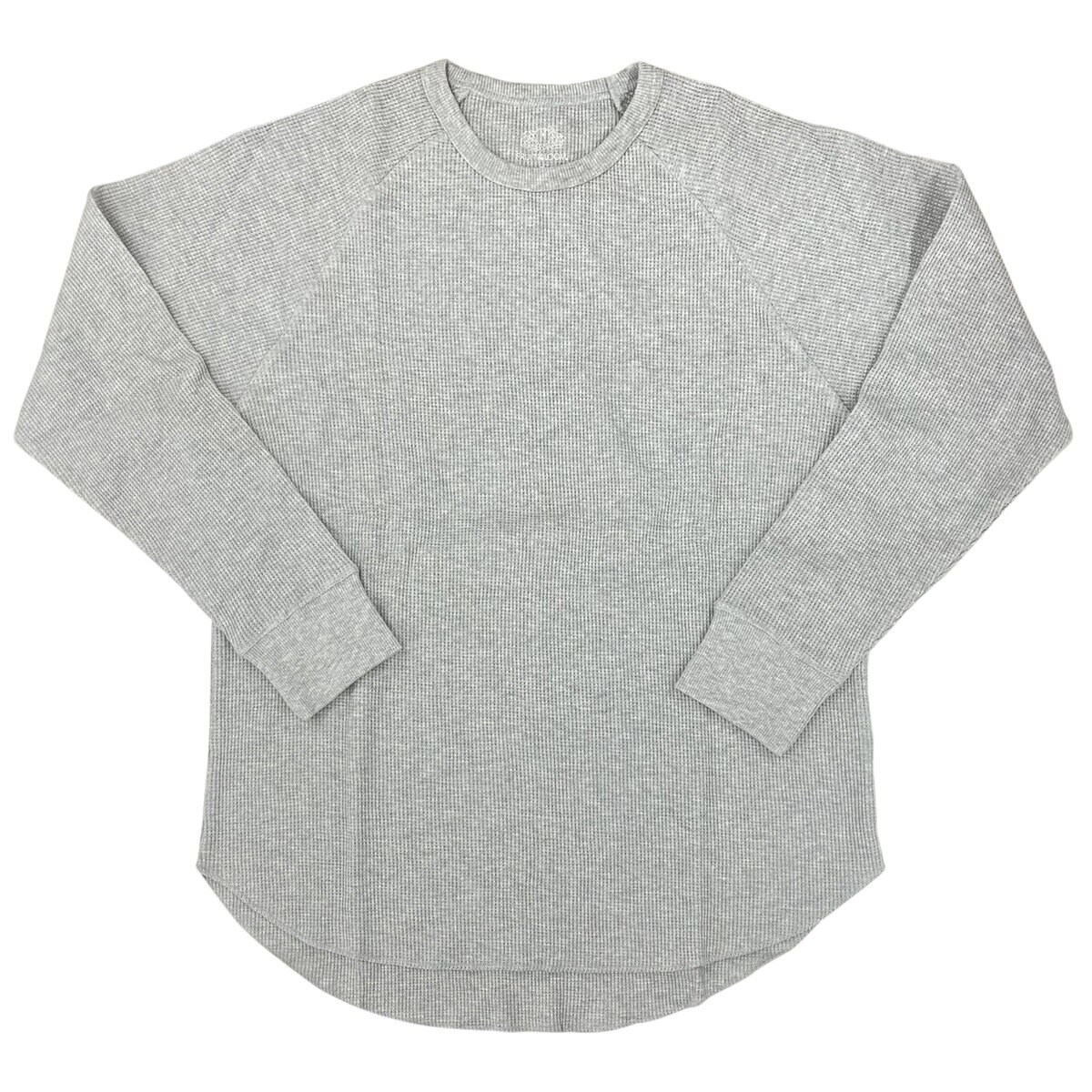 フルーツ オブ ザ ルーム レディース ワッフル 長袖 Tシャツ チャコールグレー S