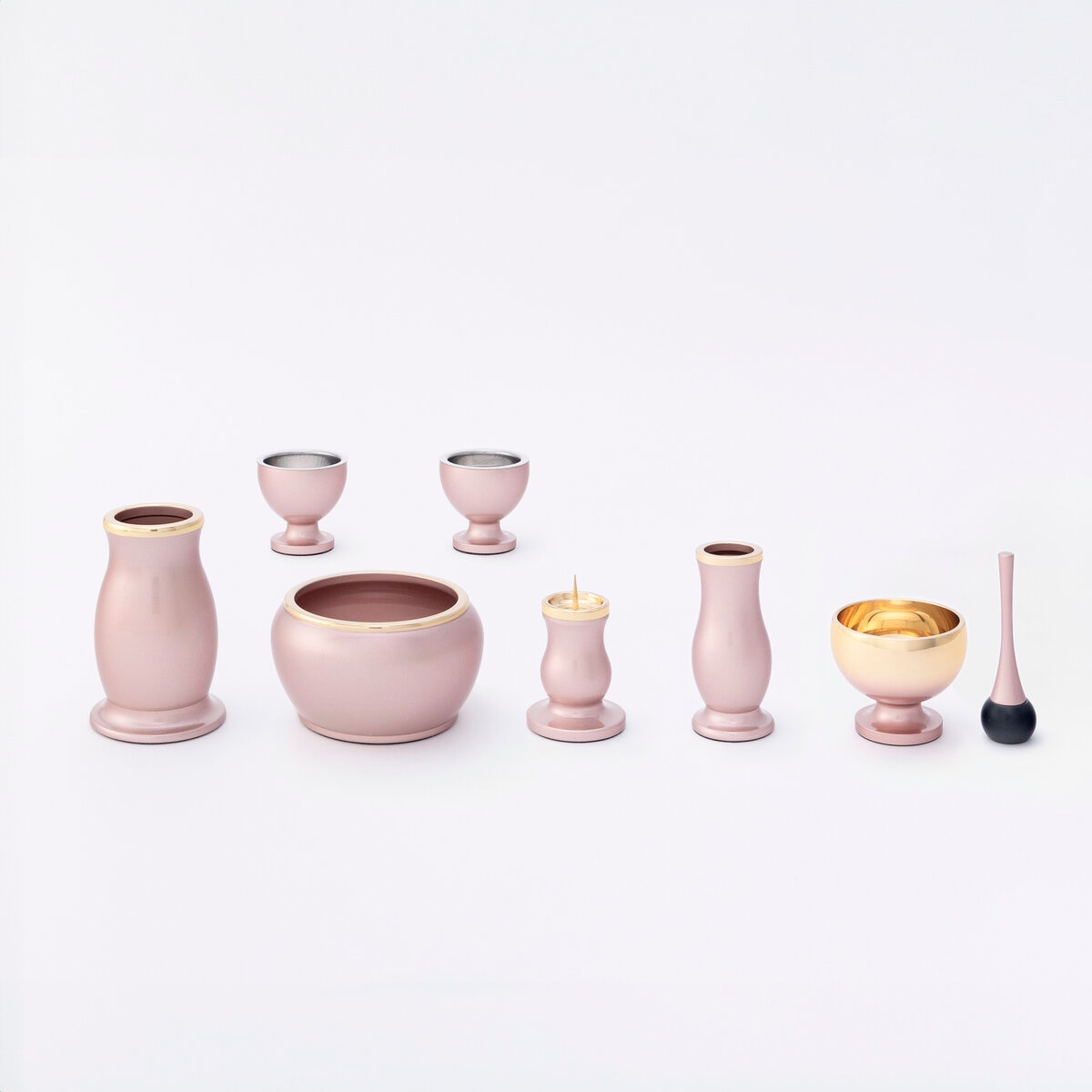仏具セット オリジナル仏具セット瑞鳳型けやき彫入り 4.0寸