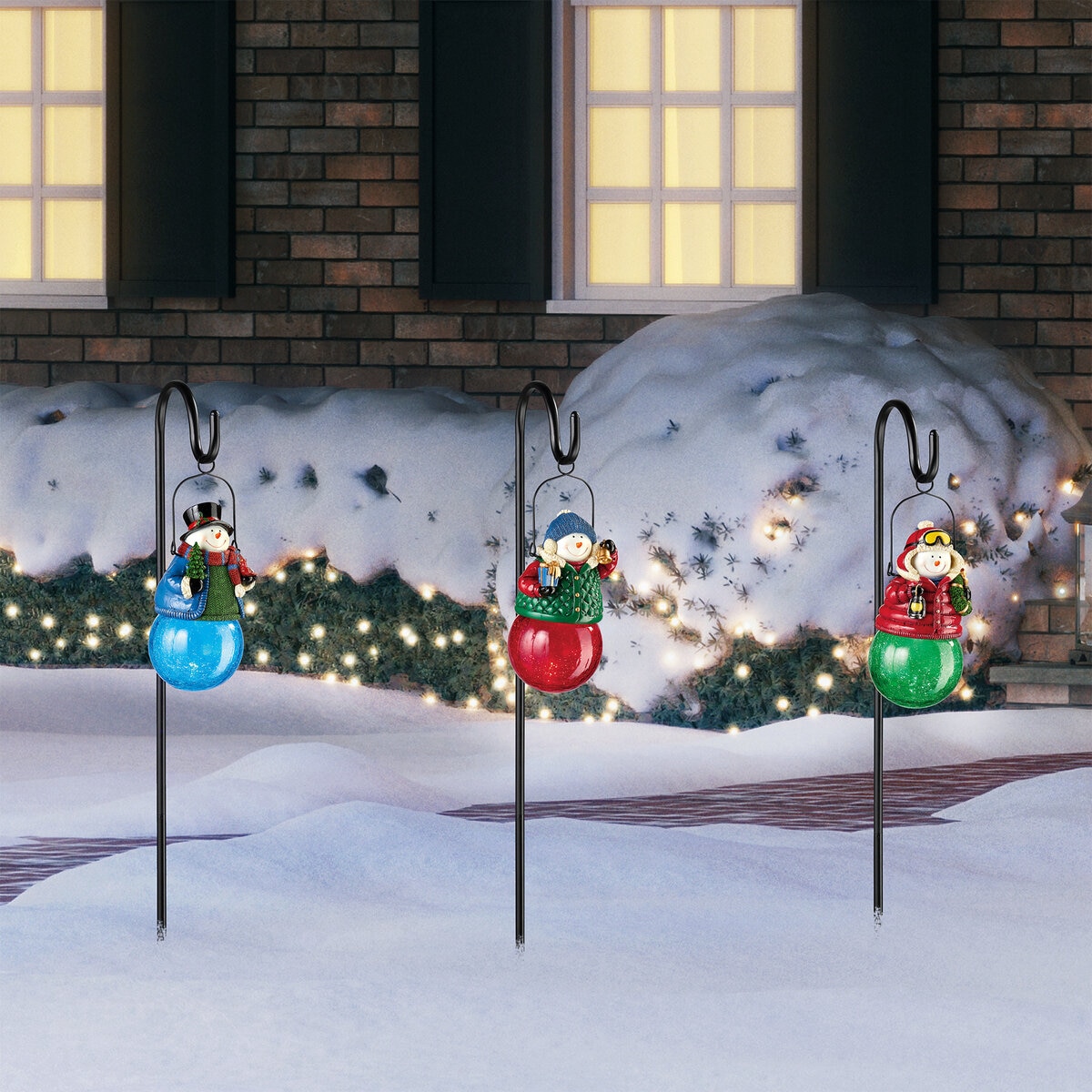 クリスマス ソーラーライト スティック型 3個セット | Costco Japan