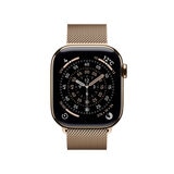 Apple Watch S11 Cellular 42mmゴールドチタニウムケースとゴールドミラネーゼループ