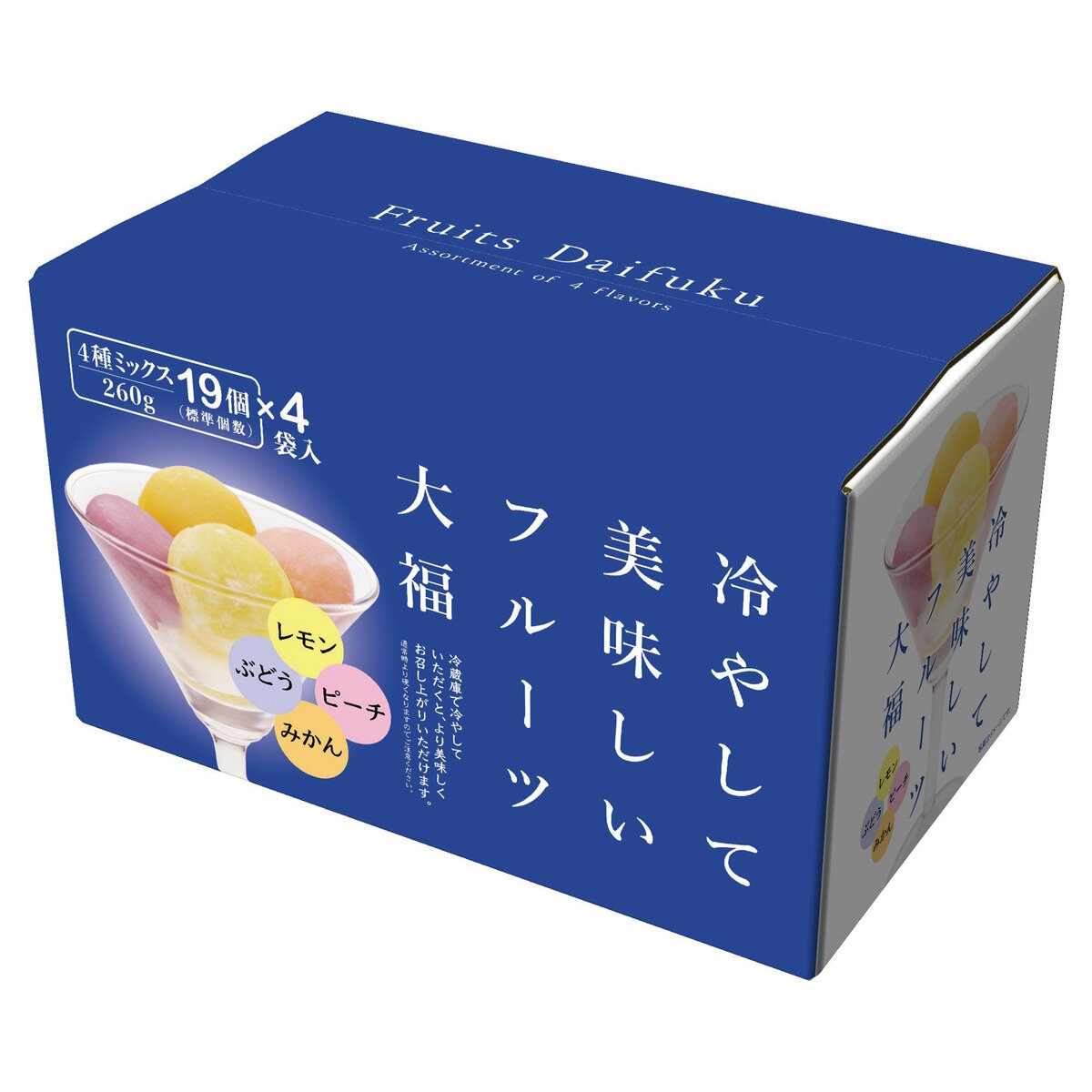 千年屋 冷やして美味しい フルーツ大福 260g x 4袋