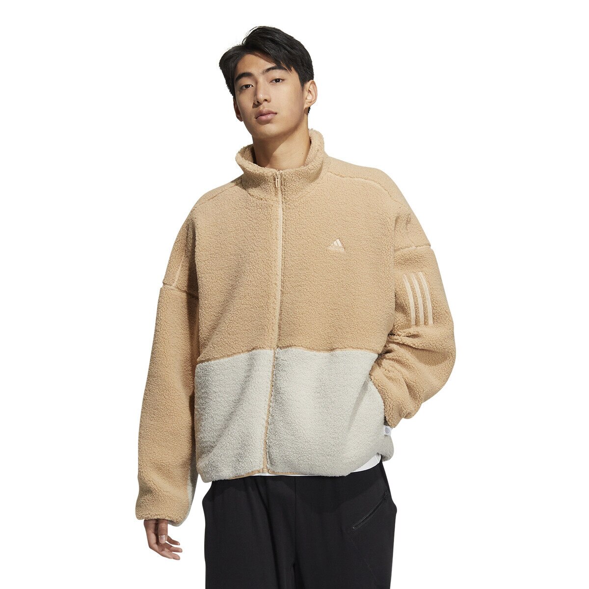 アディダス メンズ ボアジャケット マジックベージュ L | Costco Japan