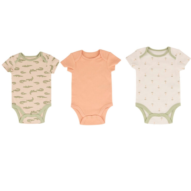 LE TOP ベビー ボデイースーツ 5枚組 クロコダイル 6M