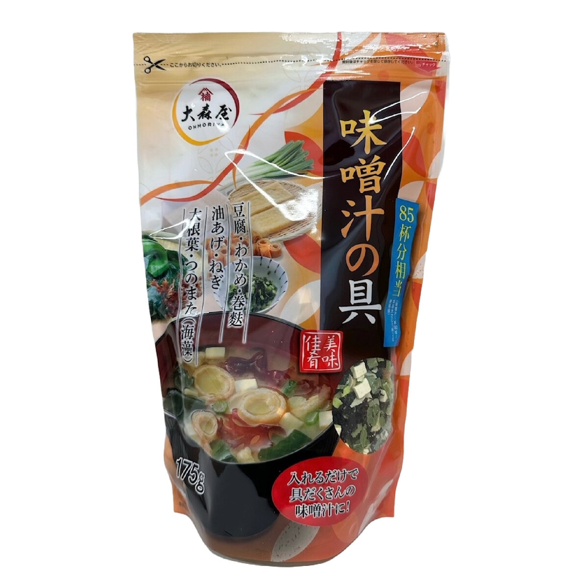 大森屋味噌汁の具 175g