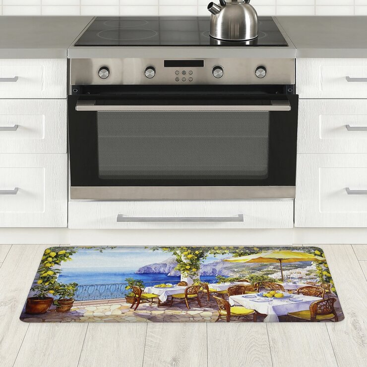 NIKE GRAVITY キッチンマット 50cm × 99cm レモンカフェ