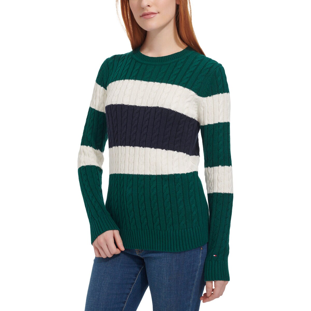 トミー ヒルフィガー レディース セーター フォレスト M