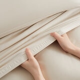 KS シーツセット 6点セット USキングサイズ ベージュ