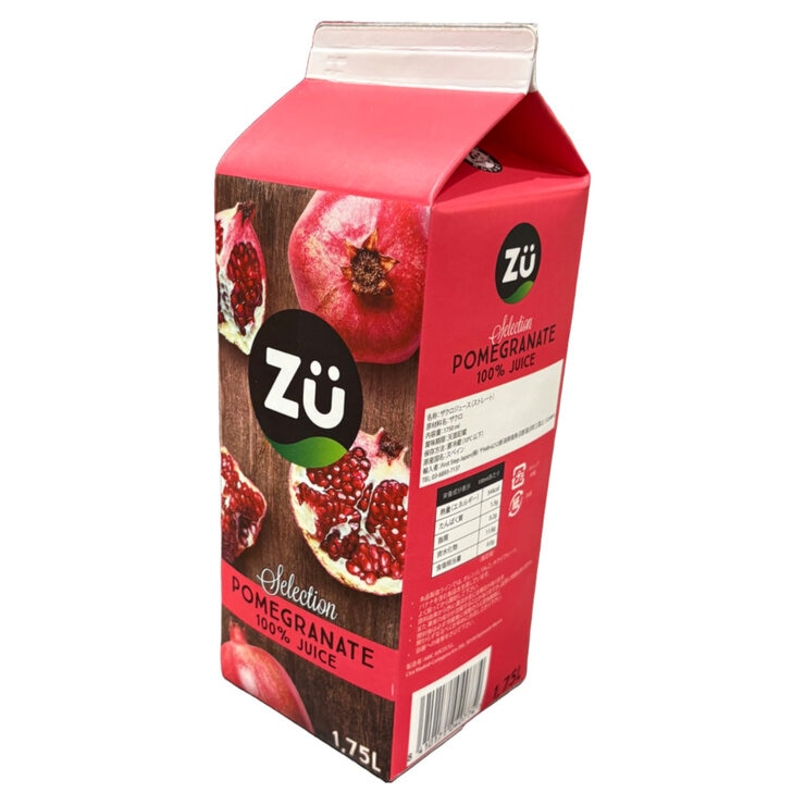 ZU ザクロジュース 100% ストレート 1.75L | Costco Japan