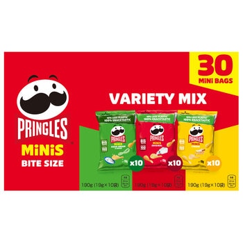 プリングルズ ミニチップス バラエティミックス 19g x 30袋 プリングルズ ミニチップス バラエティミックス 19g x 30袋