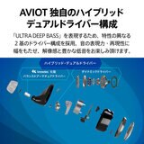 AVIOT 完全ワイヤレスイヤホン TE-BD11tR ディープブラック