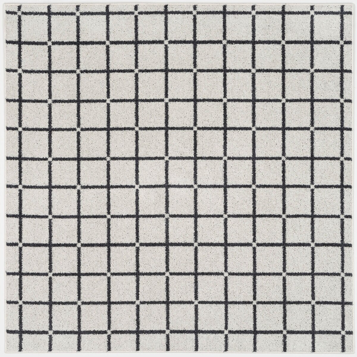 スミノエ ウォッシャブルラグ オセロ 185 x 185cm ホワイト