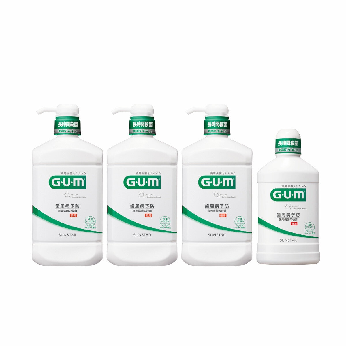 GUM (ガム) デンタルリンスレギュラータイプ 960ml x 3本+ 500ml