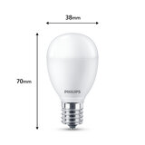 フィリップス LED電球 40W相当 E17 2個入り 広配光タイプ 昼光色