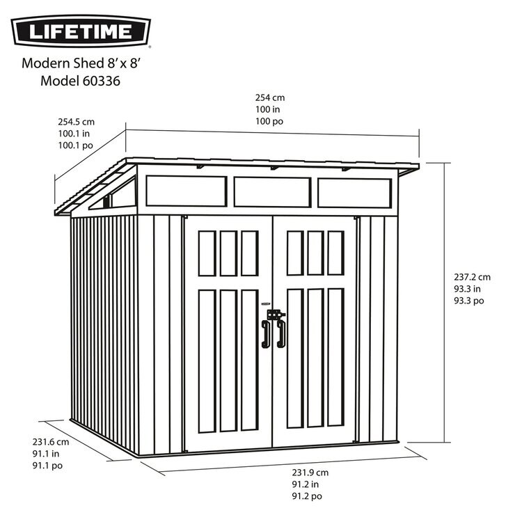 LIFETIME STUDIO SHED 屋外物置 LIFETIME STUDIO SHED 屋外物置
