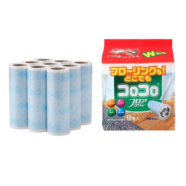 ニトムズ スペアテープ コロコロフロアクリン9巻入 ニトムズ スペアテープ コロコロフロアクリン9巻入