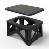 パイクスピーク ソナエル 救急トイレステップスツールセット Sサイズ 凝固剤/排泄袋付き ブラック