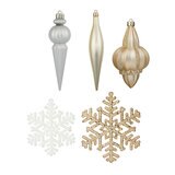 クリスマス オーナメント 78個セット ゴールド / シルバー