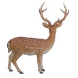 ウービア エゾジカの置物 特大 H12462