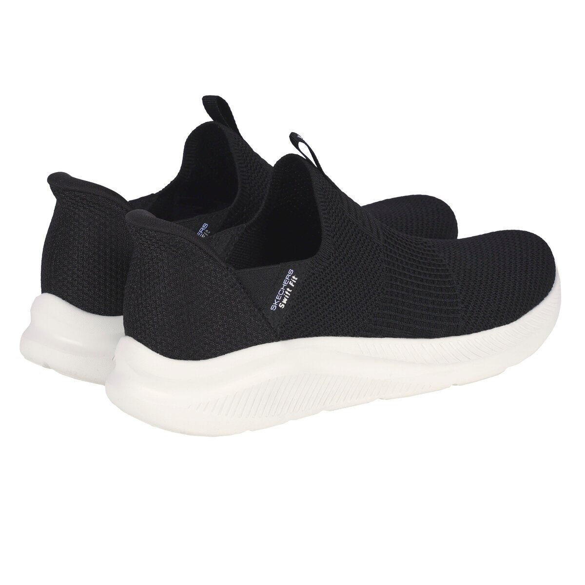 スケッチャーズ　24.5 黒 SKECHERS スケッチャーズ スニーカー レディース スリッポン