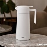 ハリオ セラミックコーティング真空保温ポット 800ml ホワイト
