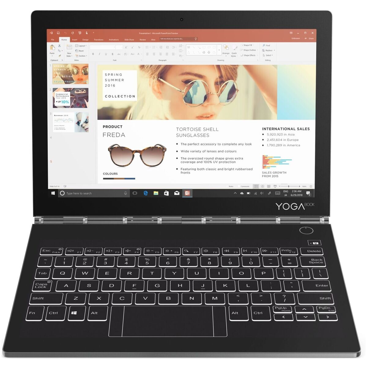 Lenovo Yoga Book C930 10.8インチ ハイブリッドラップトップ ZA3S0006JP