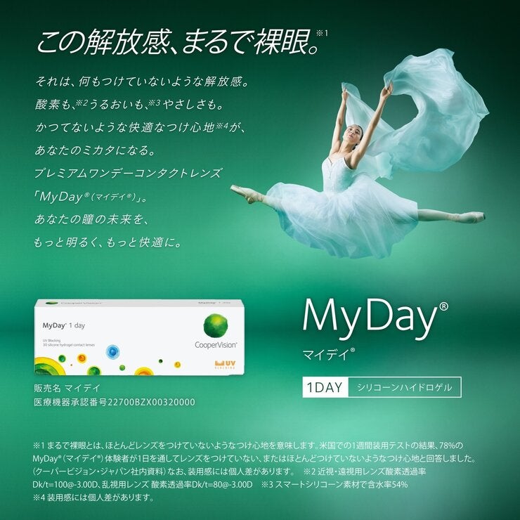【処方指示書の提出が必要です】マイデイ® 30枚入り 【処方指示書の提出が必要です】マイデイ® 30枚入り