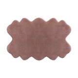 Mon Chateau フェイクファーラグ 60 x 99cm ピンクソリッド