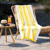 ベネトン ビーチタオル 90cm x 160cm イエロー