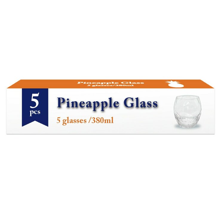 パイナップルグラス 380ml 5個 パイナップルグラス 380ml 5個