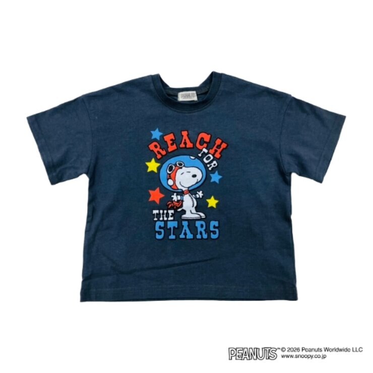 スヌーピー(ピーナッツ) キッズ 半袖 Tシャツ 3枚組 アソートB 100