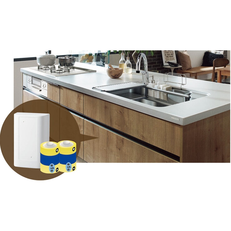 LIXIL ハンドシャワー付 タッチレス水栓 乾電池式 (ワンホールタイプ) RSF-672