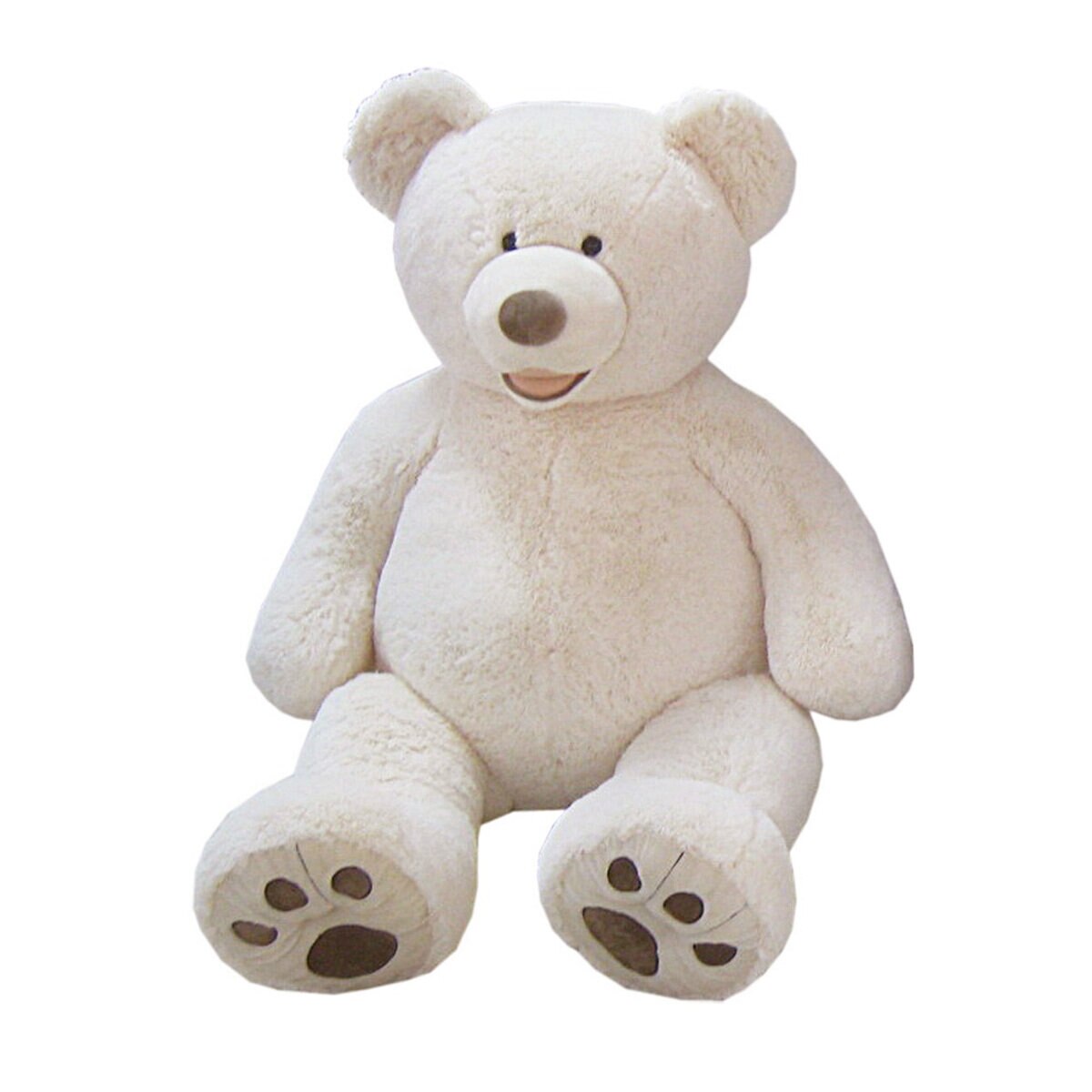 クマのぬいぐるみ 約134cm アイボリー