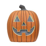 ハロウィン ジャックオーランタン モーションセンサーLEDライト付き