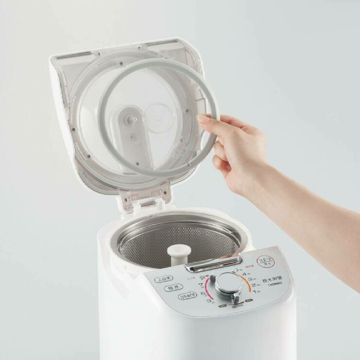 ツインバード コンパクト精米器 5合 MR-E751W