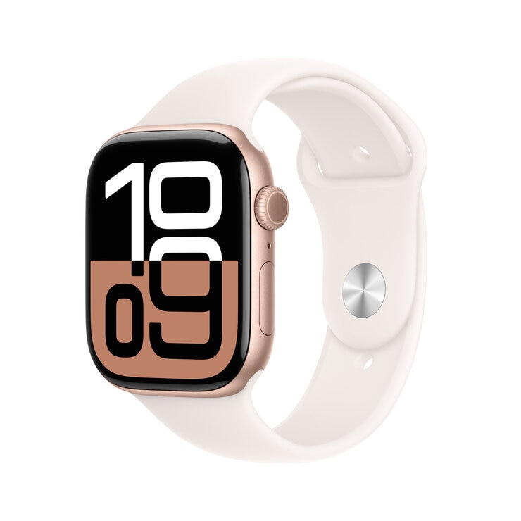 Apple Watch Series 10（GPS + Cellularモデル）- 46mmローズゴールド