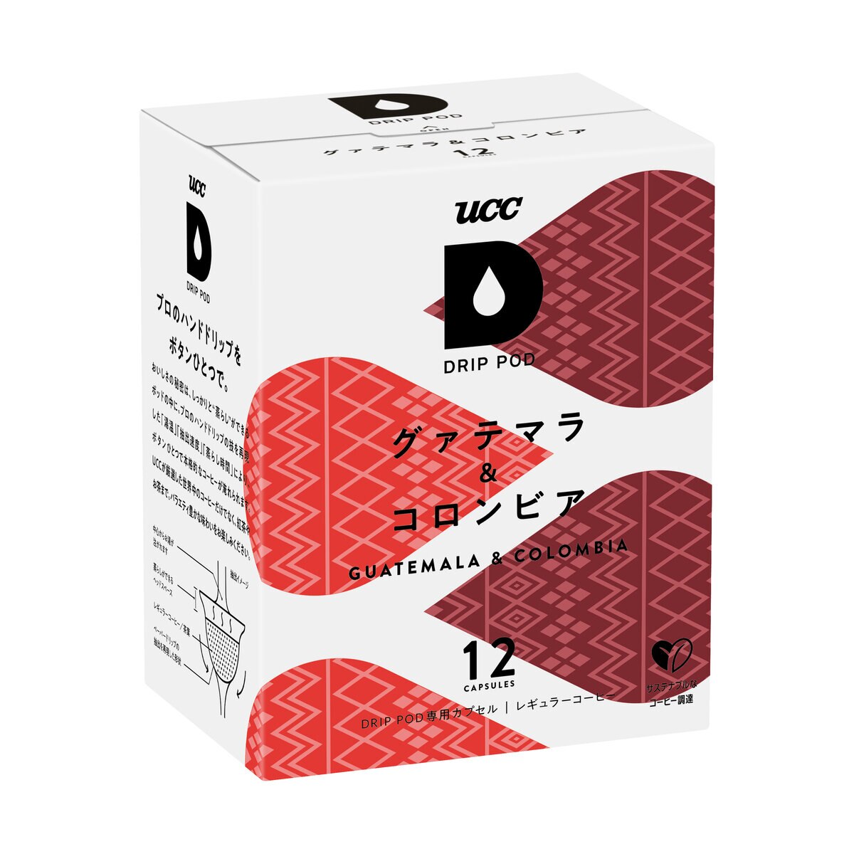 UCC DRIP POD グアテマラ & コロンビア 12カプセル入