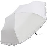 assa 日傘折りたたみ HM50 アイボリー / ラウンドフリル FM636