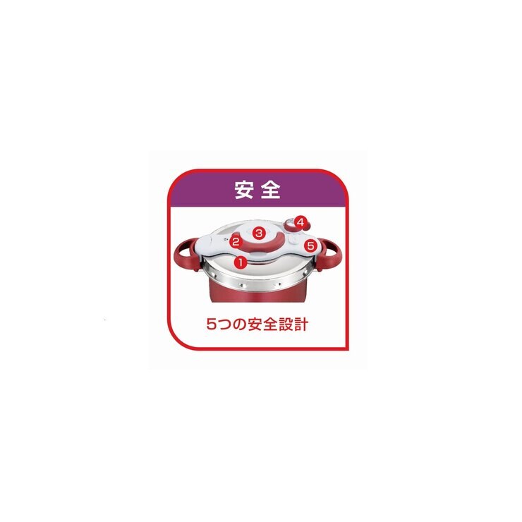 T-fal ティファール　クリプソミニットデュオ　レッド　圧力鍋 楽天市場】【T-fal公認ショップ】ティファール T-fal 圧力鍋 クリプソ