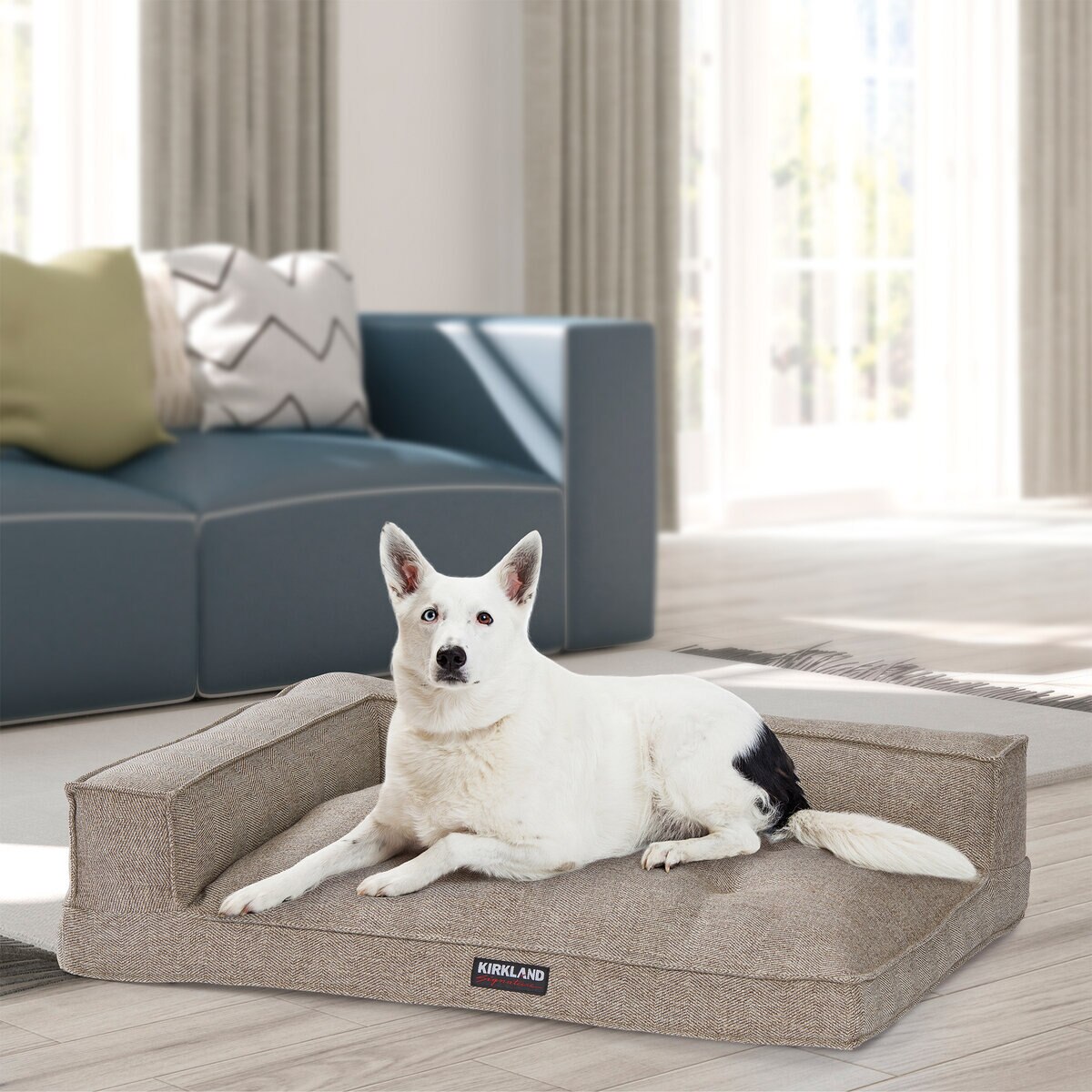 カークランドシグネチャー ペットベッド 角形 71cm X 91cm 2色 Costco Japan