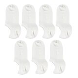 ココピタ スニーカーソックス 7足組 ホワイト 25-27cm