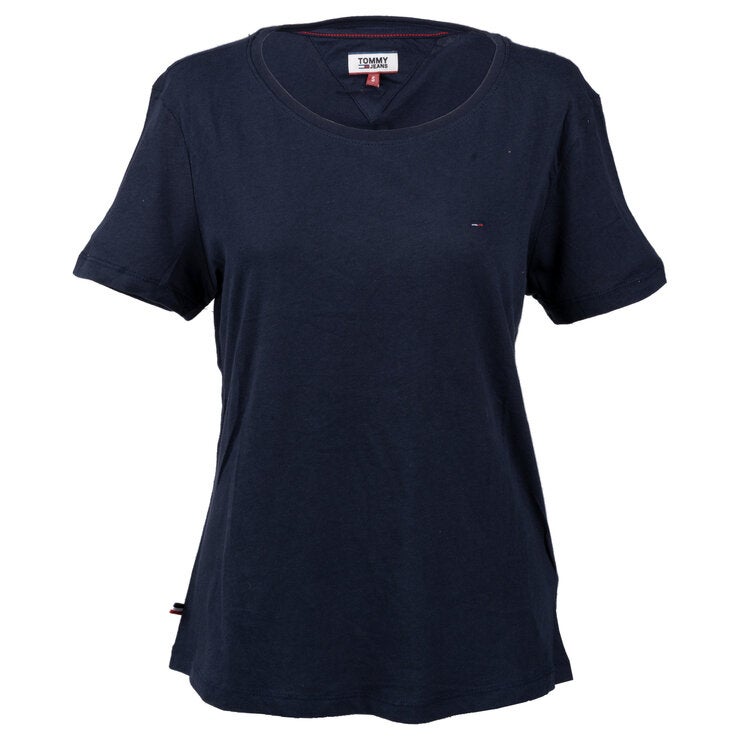 トミー ジーンズ ソフト ジャージ Tシャツ ブラック アイリス S トミー ジーンズ ソフト ジャージ Tシャツ ブラック アイリス S