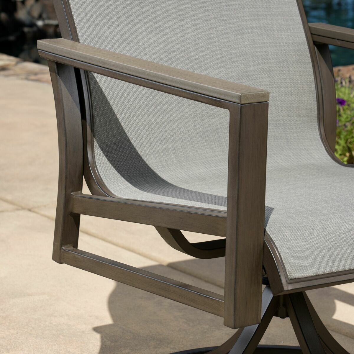 サンヴィラ Nichols 屋外用 スリング ダイニング 7点セット