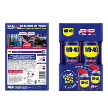 WD-40 潤滑剤 スマートストロー ツインパック 350ml 2本入