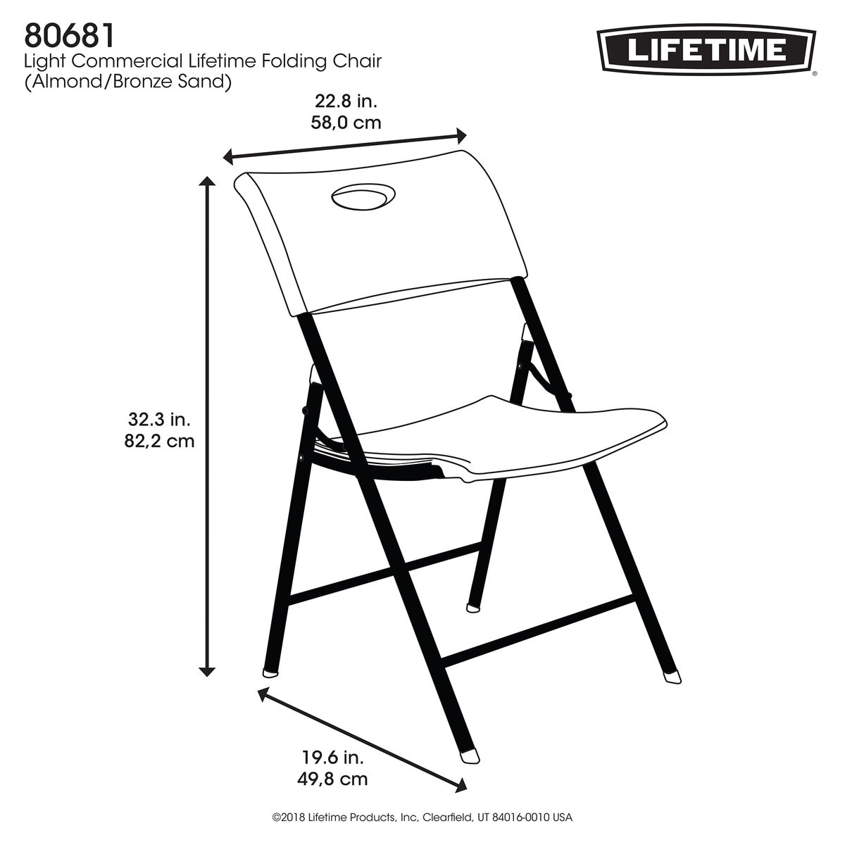 LIFETIME 折り畳み椅子