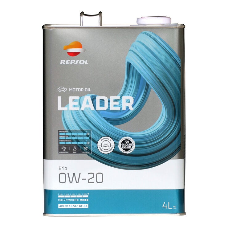 レプソル リーダーブリオ エンジンオイル 0W-20 4L レプソル リーダーブリオ エンジンオイル 0W-20 4L