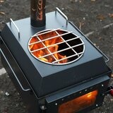 鎌倉天幕 薪ストーブ 焚火台 FIRE PIT-40 KTM-FP40 二次燃焼 一台三役
