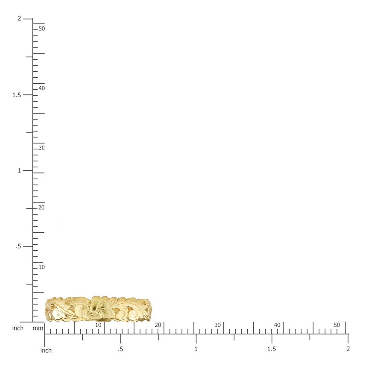 14K ハイビスカス リング