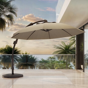 シーズンズセントリー 11.5フィート (3.3m) ヨーロッパ風 カンチレバー パラソル