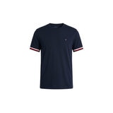 トミーヒルフィガー メンズ 半袖 Tシャツ ネイビー B（DESERT SKY）L