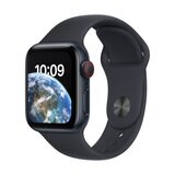 Apple Watch SE 2 GPS+Cellular 40mm ミッドナイトアルミニウムケースとミッドナイトスポーツバンド - レギュラー